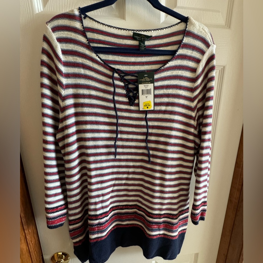 NWT Ralph Lauren Striped Sweater